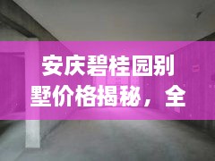 安庆碧桂园别墅价格揭秘，全方位解读，洞悉最新行情！